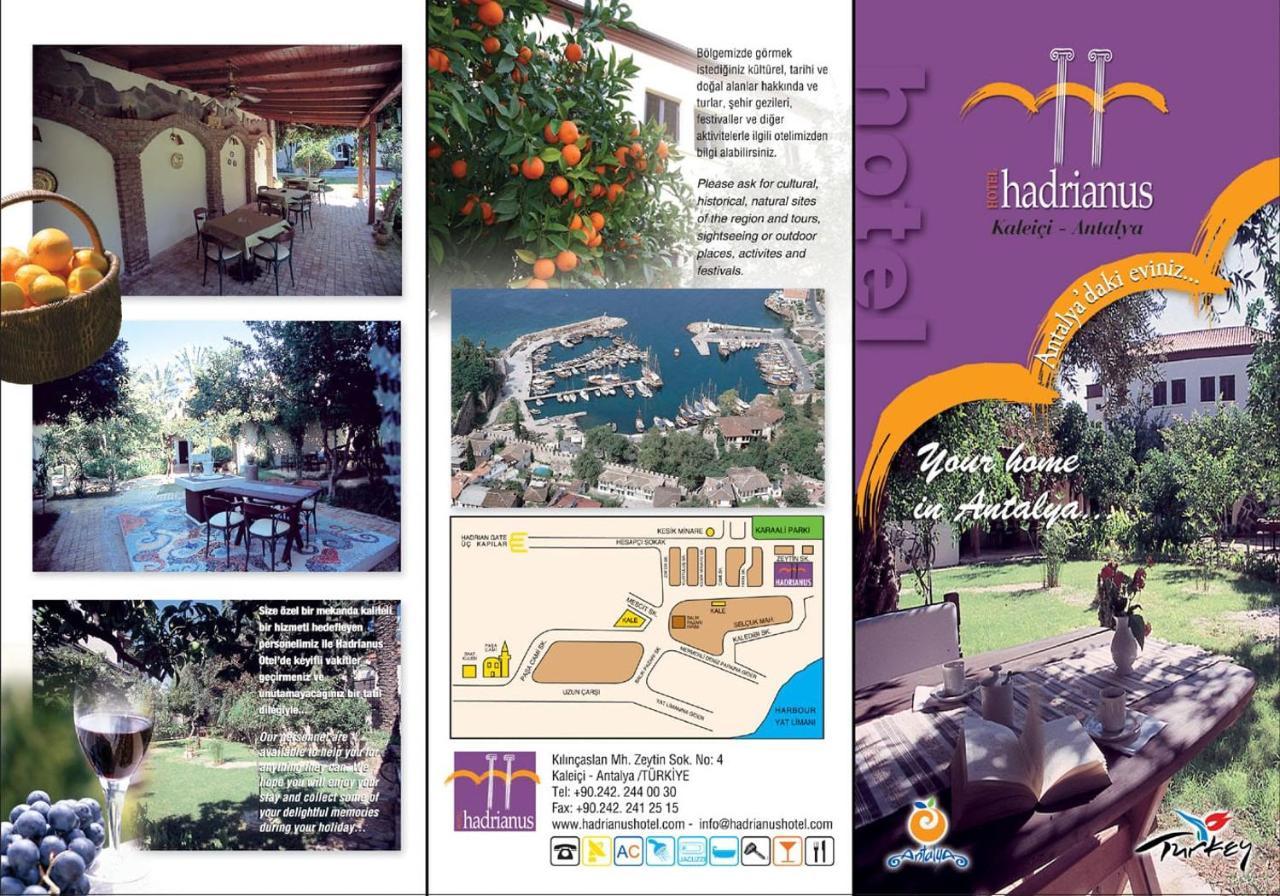 Hotel Hadrianus Pansion Antalya Exterior foto